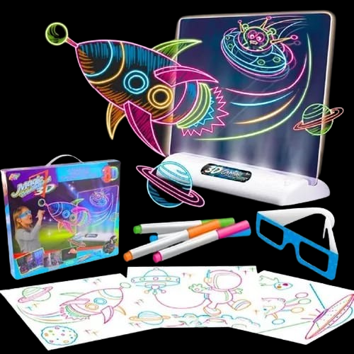 TABLERO DE DIBUJO MAGICO EN 3D